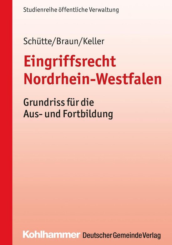 Eingriffsrecht Nordrhein-Westfalen - cover