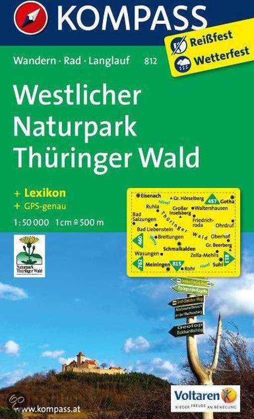Westlicher Naturpark Thüringer Wald WK812 - cover