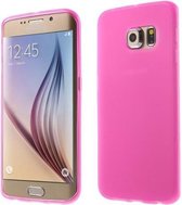 Samsung Galaxy S6 Edge - hoes, cover, case - TPU - Roze