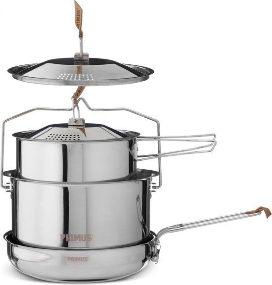Primus CampFire Camping Vaisselle et équipement de cuisine Acier inoxydable Grand argent