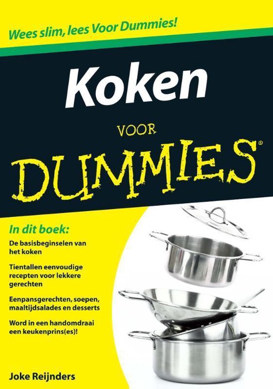 Cover van het boek 'Koken voor Dummies'