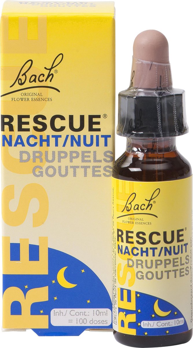 Goedkoopste Bach rescue druppels nacht - 10 ml - Voedingssupplement