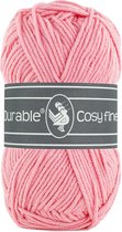 Durable Cosy Fine - acryl en katoen garen - Flamingo pink, roze 229 - 5 bollen