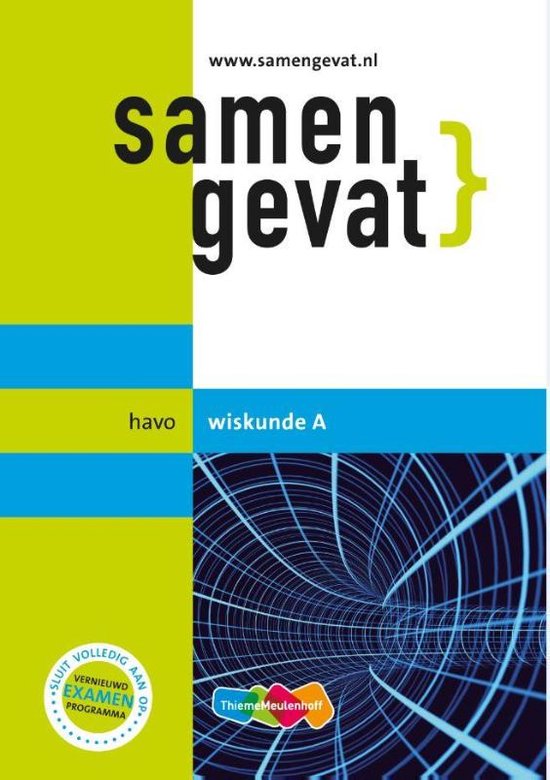 Boek: Samengevat havo Wiskunde A, geschreven door F.C. Luijbe