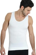 Corrigerend Shirt Mannen Shapewear Hemd - Wit - XL