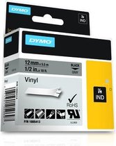 DYMO 1805413 labelprinter-tape Zwart op grijs