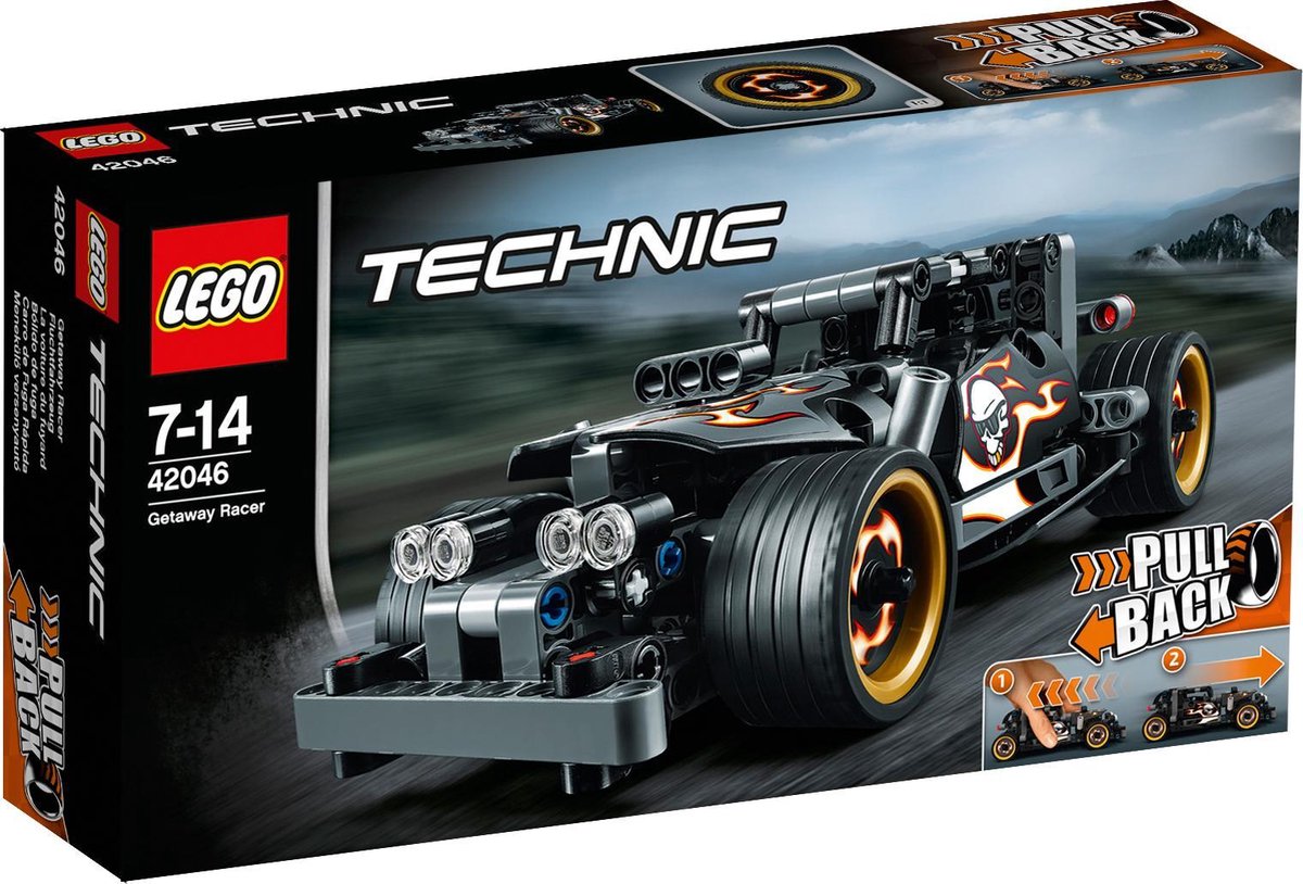 LEGO Technic Ontsnappingsracer - 42046 | bol.com