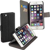 MP Case zwart booktype Apple iPhone 7 / 8  Plus wallet case hoesje