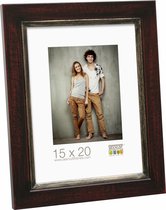 Deknudt Frames fotokader hout,zwart-bruinklassiek fotomaat 40x50 cm