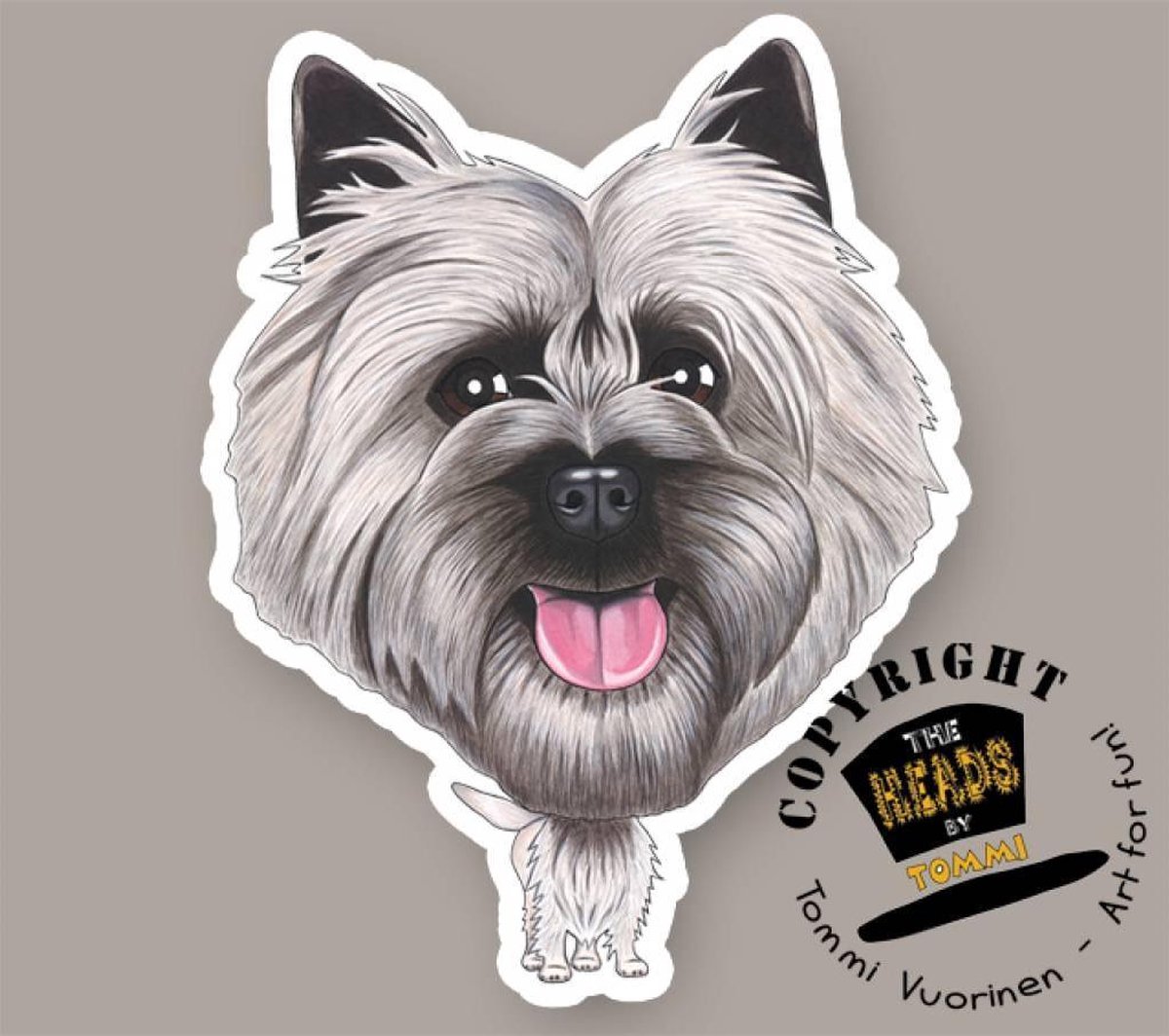 Magneet Hond Cairn Terrier