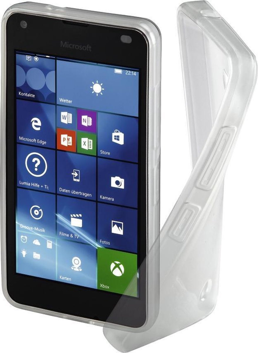 Hama Cover Crystal Voor Microsoft Lumia 550 Transparant