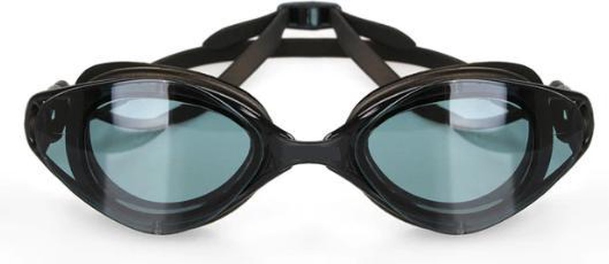 Professionele zwembril voor Volwassenen Improducts® huismerk - zwart lens zwart