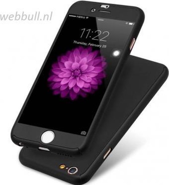geschikt voor iPhone 7 360 Graden Hoesje (zwart) | bol.com