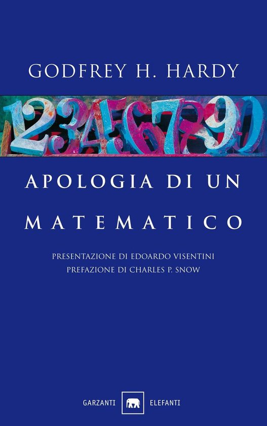 Apologia di un matematico - cover