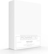 Luxe Katoen Hoeslaken Wit | 120x200 | Ademend En Verkoelend | Uitstekende pasvorm