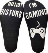 I'm Gaming sokken Unisex - Zwarte met witte letters - One Size