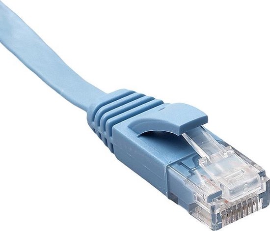 High-Speed Cat 6 Netwerkkabel -10 Meter - Ultradun Design Internet / Netwerk / Ethernet Kabel / Verlengkabel / Extender Verlengkabel / Verlengsnoer / Verlenger / Verloopkabel / Verloopstekker Internetkabel Connector / UTP / CAT6 / ISDN / LAN / Gigab - AA Commerce