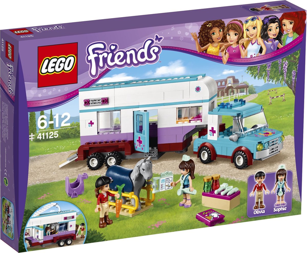 LEGO Friends Paardendokter Trailer - 41125 | bol