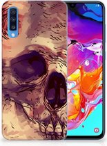 Samsung A70 Siliconen Cover Skullhead