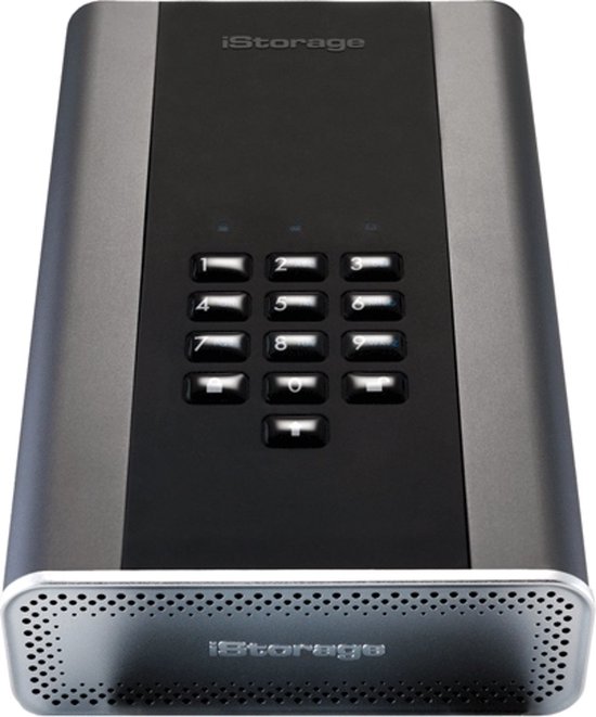 iStorage diskAshur DT2 - externe harde schijf - 14 TB - Cijfercode - Zwart - Grafiet van Merkloos — afbeelding 5