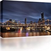 Sound Art - Canvas + Bluetooth Speaker City At Night Time (23 x 28cm)