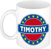 Timothy naam koffie mok / beker 300 ml  - namen mokken