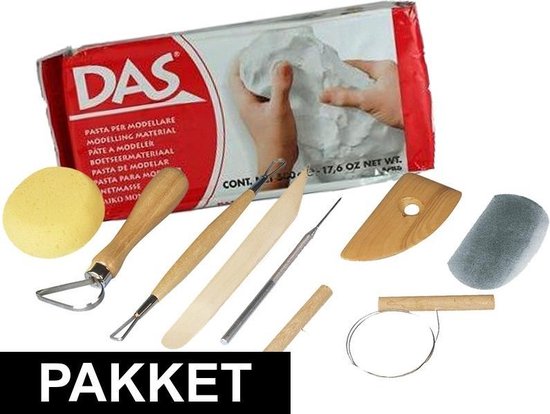 Pâte à modeler durcissante blanche 1 Kg