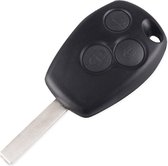 Renault 3-knops sleutel behuizing – sleutelbaard recht / sleutelbehuizing / sleutel behuizing