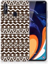 Geschikt voor Samsung Galaxy A60 TPU bumper Aztec Bruin