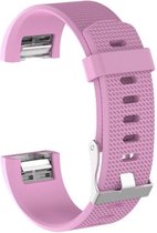 Merkloos Siliconen bandje - Fitbit Charge 2 - Licht rose - Small