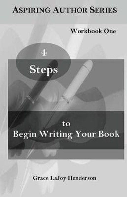 Aspiring Author- 4 Steps to Begin Writing Your Book - cover