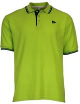 Donnay Polo Tipped - Sportpolo - Heren - Maat XL - Lime groen