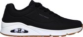 Skechers Uno Stand On Air Heren Sneakers - Zwart - Maat 48.5