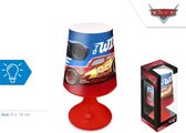 Disney Cars Tafellamp Lightning McQueen - 18 cm - Rood