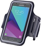 Zwart Sportarmband Hardloopband Telefoonhoesje Samsung Galaxy J7 2017