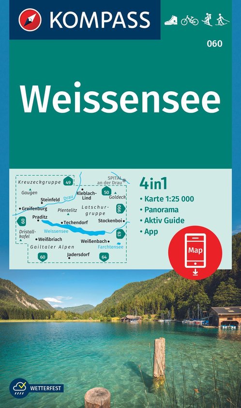 Weißensee 1:25 000 - cover