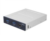 Akasa Internal 3.5 front panel for VR with 2 x USB 3.0 and 1 x HDMI