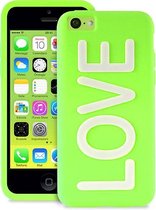 PURO iPhone 5C Back Cover Night Glow Love - Groen