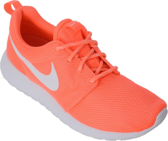 Nike Roshe One Sneakers Dames Sportschoenen - Maat 37.5 - Vrouwen - oranje/ roze/wit | bol.com