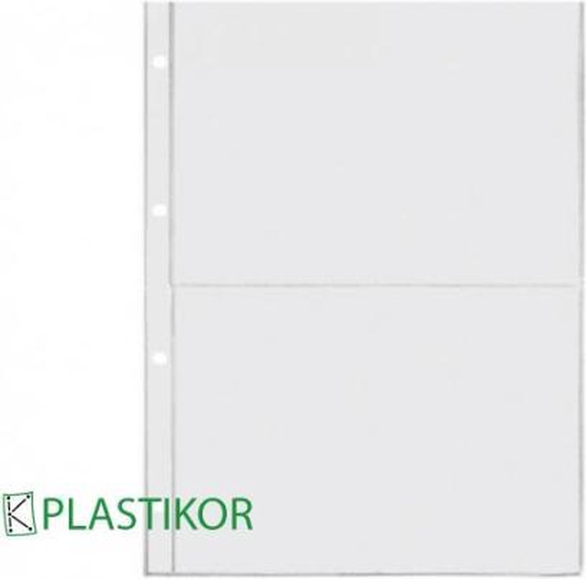 Plastikor A4 Foto hoes voor 2 A5 foto's - 50 Stuks