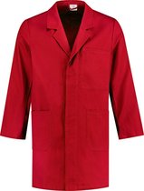 EM Workwear Stofjas 100% katoen - rood - maat 152