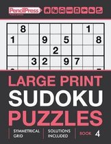 Large Print Sudoku Puzzles (Hard puzzles), (Book 4)