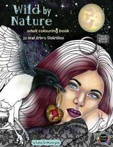 Wild by Nature Adult Colouring Book Black Lines