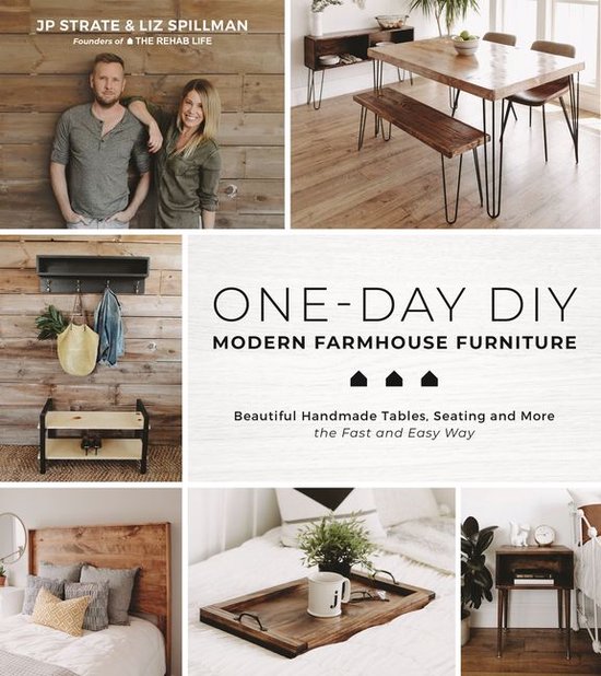 One-Day DIY: Modern Farmhouse Furniture - cover