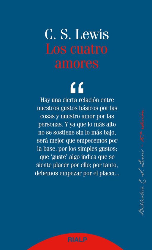 Biblioteca C. S. Lewis 4 - Los cuatro amores - cover