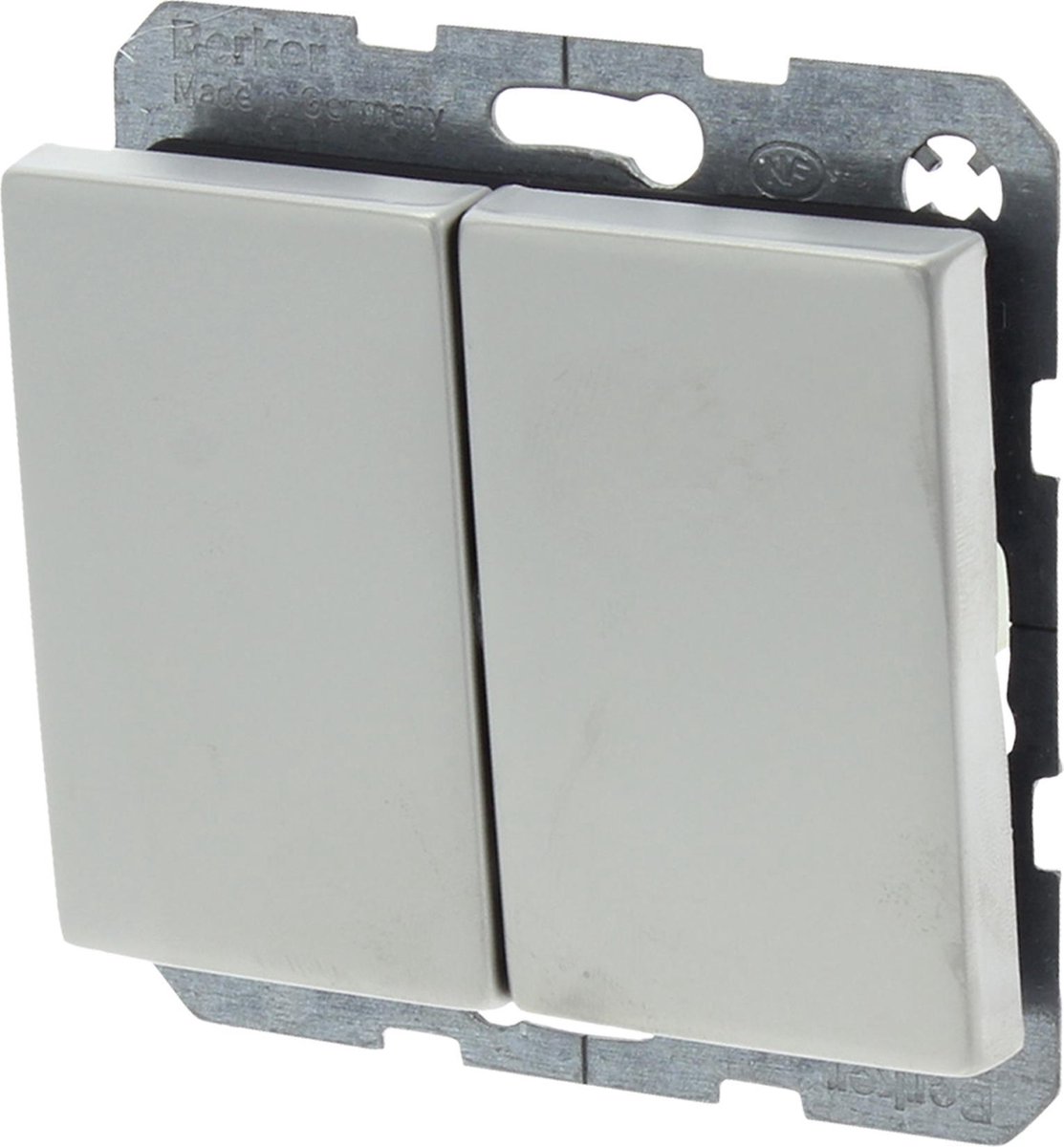 Berker K5 Serieschakelaar - Inbouw - RVS