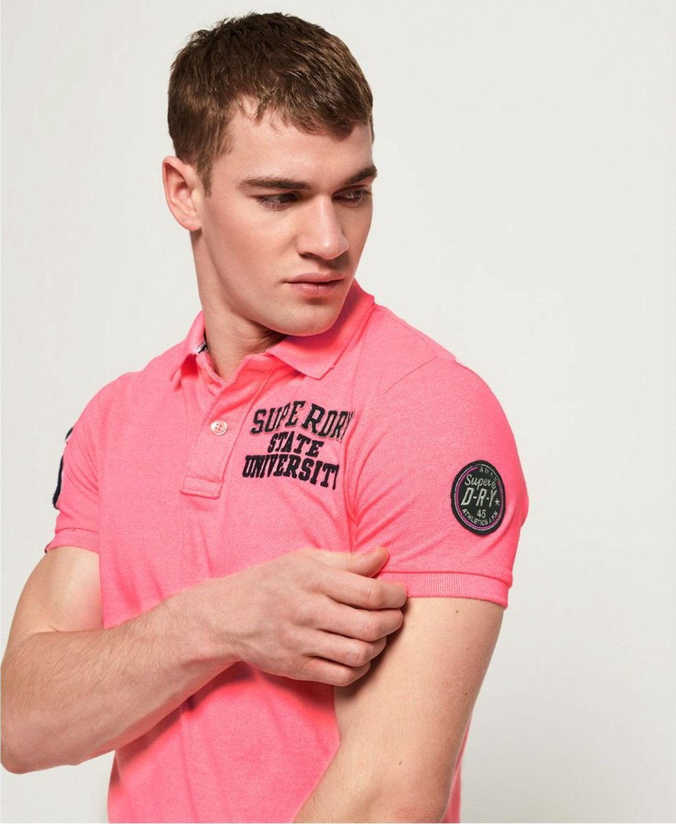 - Heren Polo Superstate - Roze |