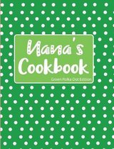 Nana's Cookbook Green Polka Dot Edition