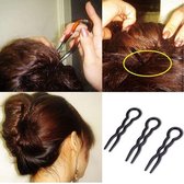 Haar Styling hulpstuk - haarclip tool - Spiraal Volume creatie - haarspeld - Haarschuifje - Metaal Haar Accessoire Schuifje- Bobby Pin - 3 stuks - Heble