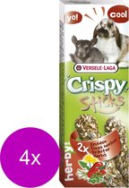 Versele-Laga Crispy Sticks Konijn Kruiden - Konijnensnack - 4 x 2x55 g